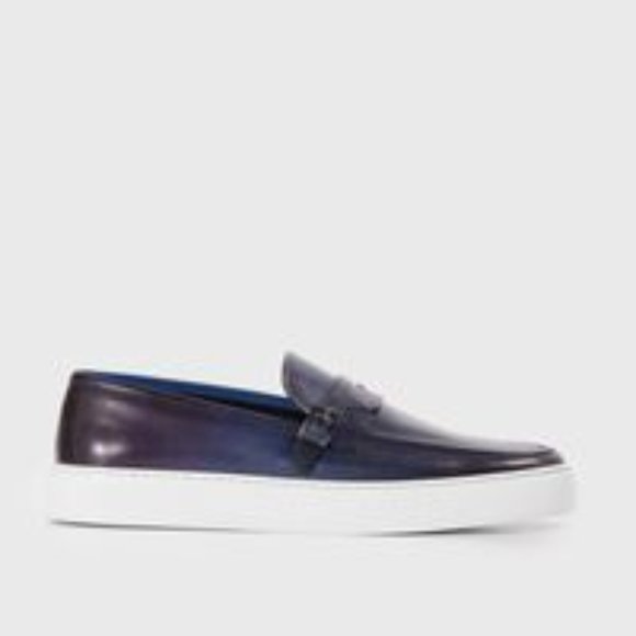 Paul Stuart Guanto III Loafer Sneaker Navy Original Price $450 Size 9.5 main image 6